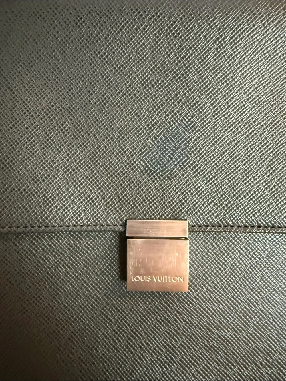Louis Vuitton Taiga Leather Porte-Document Angara Briefcase